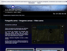 Tablet Screenshot of aerofoto.es